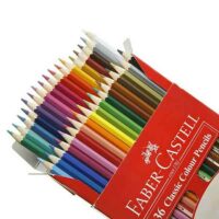 مداد رنگی 26 رنگ مقوایی فابرکاستل
