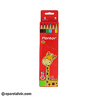 مداد رنگی 6 رنگ پنتر جعبه مقوایی