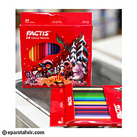 مداد رنگی فکتیس 24 رنگ جعبه مقوایی