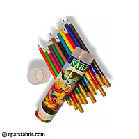 مدادرنگی سبز (روزنامه ای) 12 رنگ استوانه ای