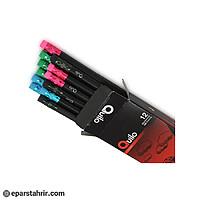 مداد مشکی کویلو بلک وود پاکن دار (بسته 12 عددی)