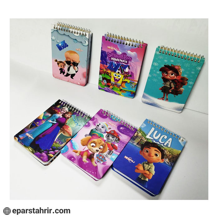 minhaj-1-16-hardcover-notebook-1 دفترچه يادداشت منهاج 1/16 جلد سخت