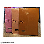 دفتر كلاسوري منهاج 100 برگ چرم کش دار قفل فلزی