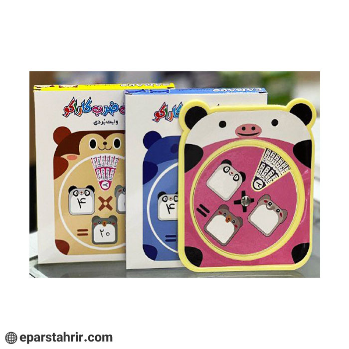 nightingale-multiplication-table-karako جدول ضرب بلبل پلاستیکی- کاراکو (بسته 12 عددی)