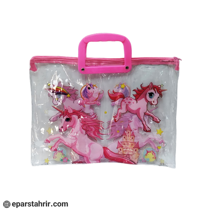 کیف دسته دار طلقی بزرگ فانتزی