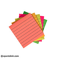 کاغذ یادداشت کایزر (SK383) لبه چسبی 3*3 خط دار