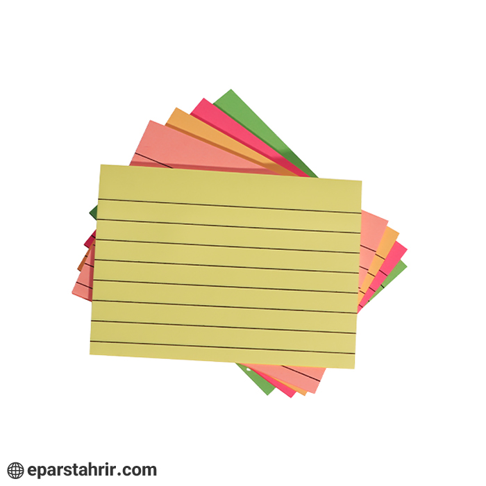 کاغذ یادداشت کایزر(SK384) لبه چسبی 4*3 خط دار