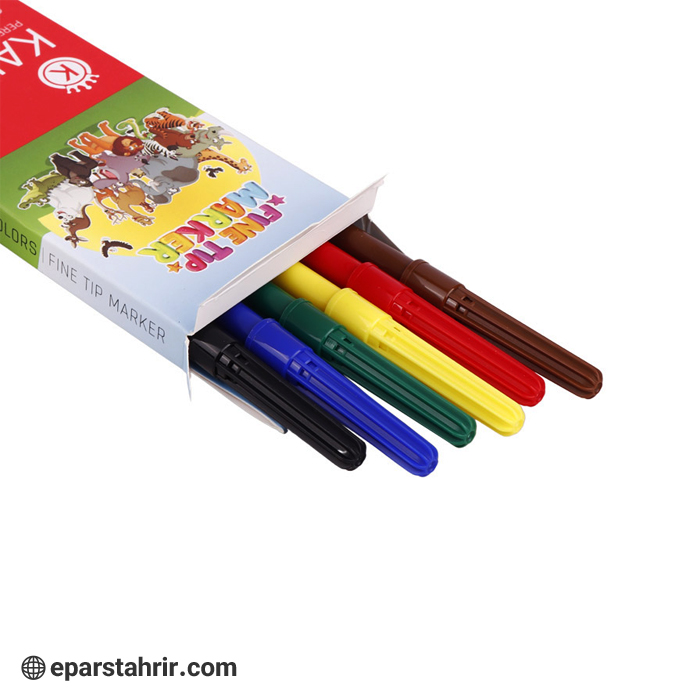 ماژیک نقاشی کایزر SK811 جعبه ای (بسته 6 رنگ)