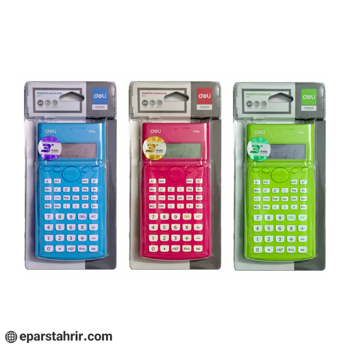 deli-e1710a-12-digit-engineering-calculator ماشين حساب 12 رقم مهندسی E1710A دلی