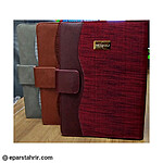 دفتر کلاسوری منهاج 100 برگ جلد سخت قفل فلزی