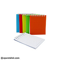 دفترچه یادداشت کارن 1/16 طلقی فنری