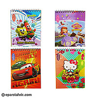 دفترچه یادداشت کارن 1/8 طلقی فنری