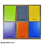 دفتر نوین 50 برگ طلقی فنری جلد ساده P.P