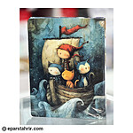 دفتر کلاسوری پارس 100 برگ قفل فلزی کد P700