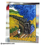 دفتر کلاسوری پارس 100 برگ قفل فلزی کد P700