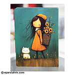 دفتر کلاسوری پارس 100 برگ قفل فلزی کد P700