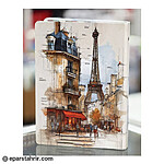 دفتر کلاسوری پارس 100 برگ قفل فلزی کد P700