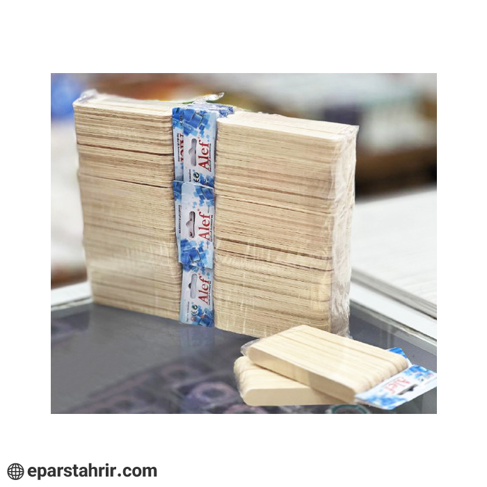 چوب بستنی پهن سفید درجه1