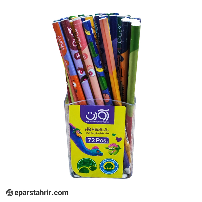 مداد مشکی آوات (بسته 72 عددی)