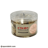 گیره دوبل طلایی DL جور کد 6181 (بسته 42 عدی)