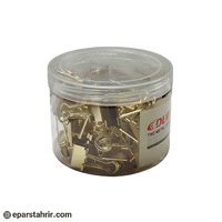 گیره دوبل طلایی DL جور کد 6181 (بسته 42 عدی)