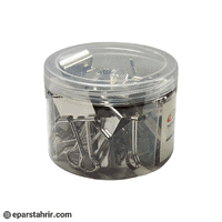 گیره دوبل استیل DL جور کد 6180 (بسته 42 عددی)