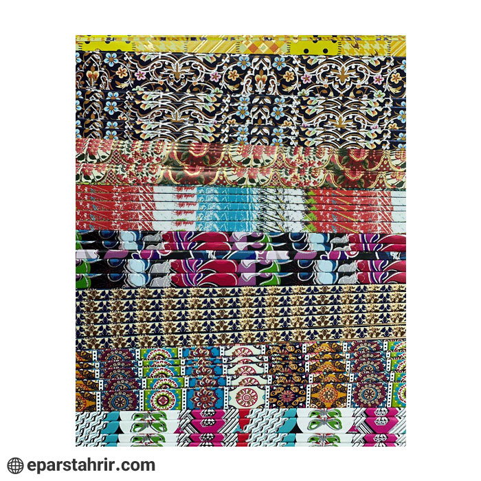 پاکت پول آذین گلاسه طلاکوب (بسته 60 عددی)