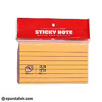کاغذ یادداشت کایزر(SK385) لبه چسبی 5*3 خط دار