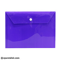 پوشه پلاستیکی سهند A4 دکمه دار کد 0371SP (بسته 25 عددی)