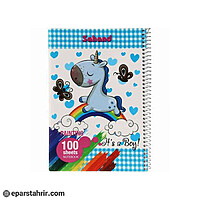 دفتر سهند نقاشی کد 11700P وزیری 100 برگ