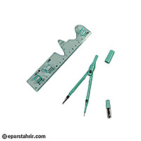 پرگار تکی همراه با شابلون کد 2506
