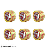 چسب پهن تاپ رول 5 سانت 90 یارد 45 میکرون (بسته 6 عددی)