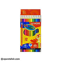 مدادرنگی ووک 12 رنگ جعبه مقوایی 3 گوش کد 9402-12