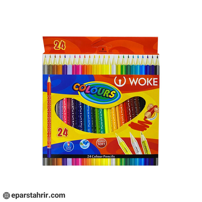 مداد رنگی ووک 24 رنگ کد 9402-24