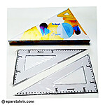 گونیا صریر 60 درجه سایز بزرگ (بسته 12 عددی)ر