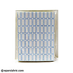 اتیکت دور آبی سلفونی 100 ورقی