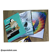 دفتر چاپی فانتزی خطدار 100 برگ