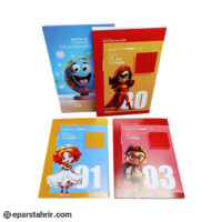 دفتر چاپی فانتزی خطدار 80 برگ