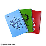 دفتر نوین 100 برگ جلد فانتزی فنری