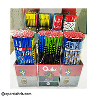 مداد قرمز کویلو طرح دار (بسته 72 عددی)