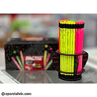 مداد مشكي فكتيس فلش بلك وود پاكن دار (72 عددي)