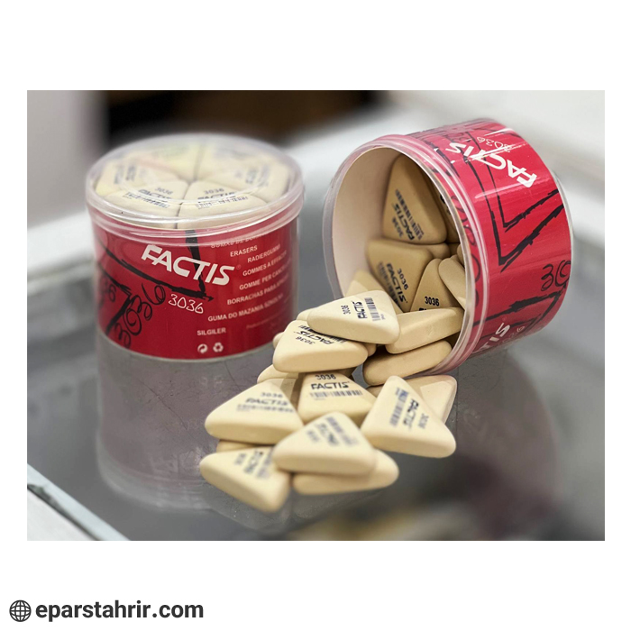 factis-triangular-eraser-3036-pack-of-36 پاك کن فكتيس مثلثي 3036 (بسته 36 عددی)