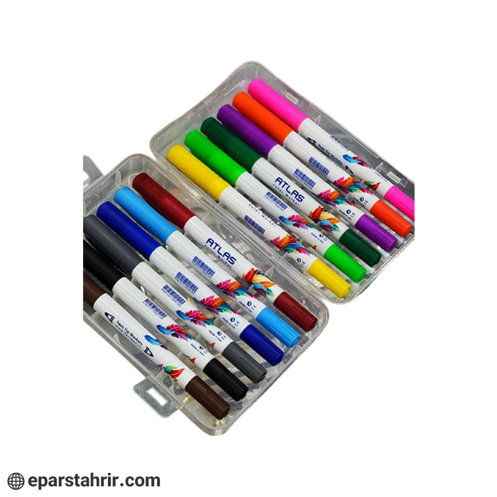 ماژيک نقاشی اطلس 12 رنگ