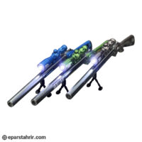 روان نويس چراغ دار طرح تفنگ ارتشی کد5-1109 (بسته 30 عددی)