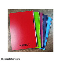 دفتر نوین 80 برگ جلد ساده فنری P-P