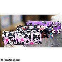 جامدادي تك زيپ كرومي