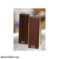 دفترچه یادداشت چوبی باریک لیزری