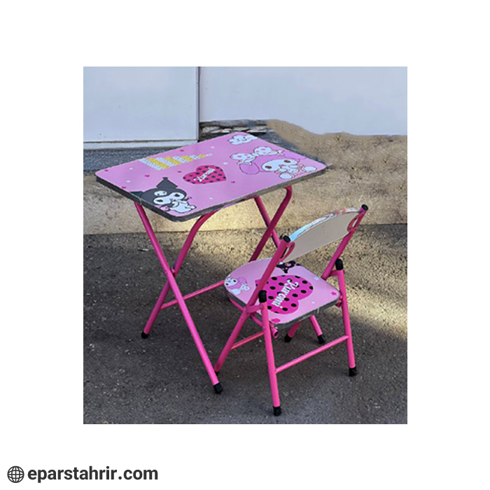 childrens-table-and-chair-folding-model-fantasy ميز و صندلي كودك مدل تاشو فانتزی