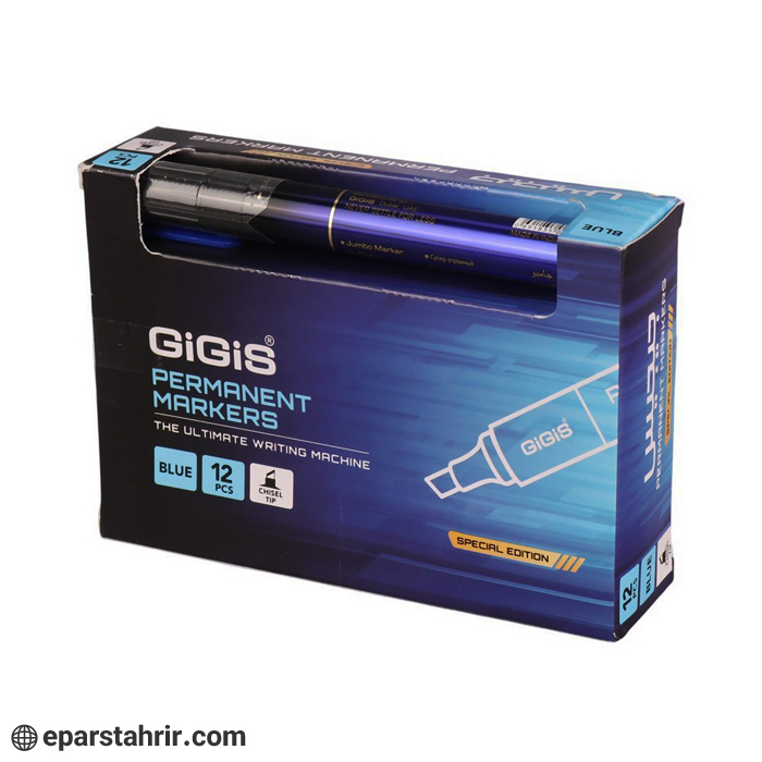 ماژیک معمولی جیجیس Gigis (بسته 12 عددی)
