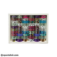 چسب نواری لیزری طرح دار (بسته 60 عددی)